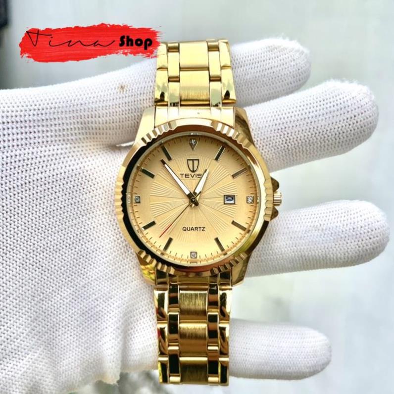 Đồng Hồ Nam, Đồng Hồ nam Đeo Tay Tevise Chống Nước, Chống Bay Màu