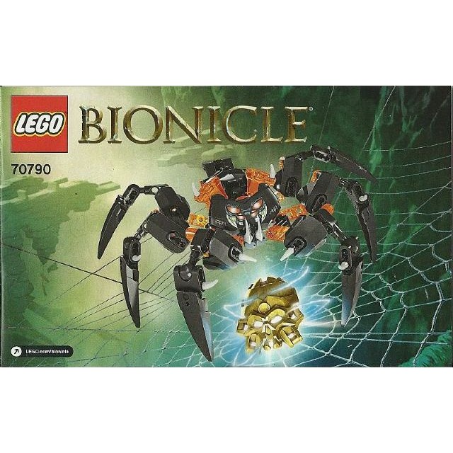 Lego Bionicle 70790 - Lord of Skull Spiders - Bộ xếp hình Lego Chúa tể nhện