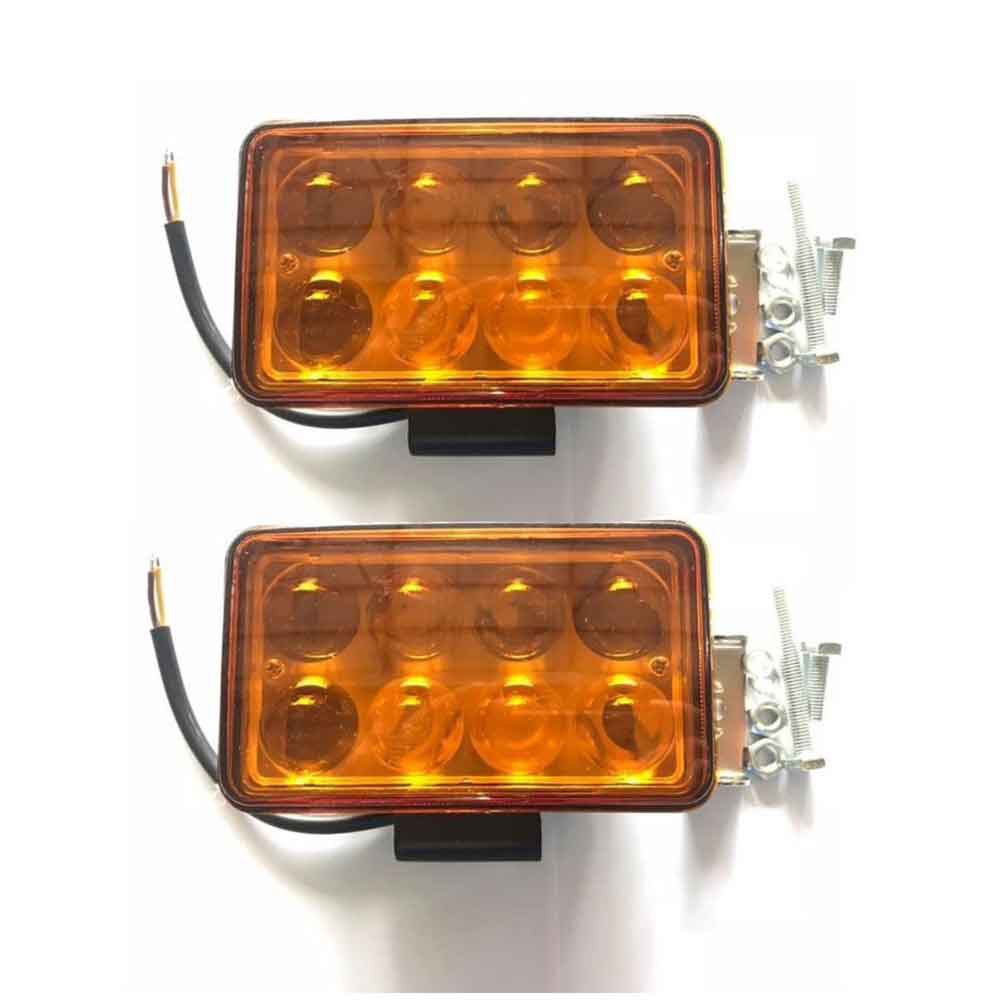 Bộ 2 Đèn Trợ Sáng RunLai 8 Bóng Cao Cấp 12-24VDC 24W