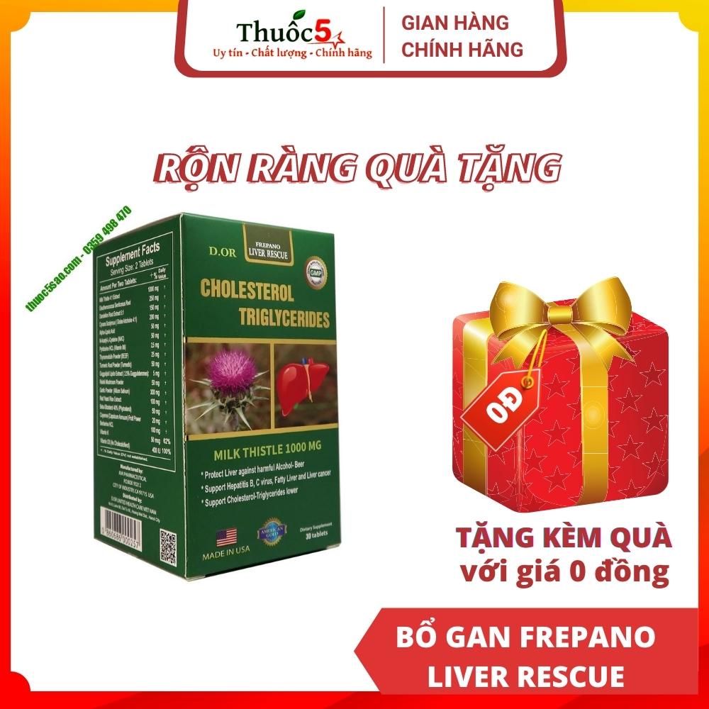 [GIÁ GỐC] Bổ Gan Frepano Liver Rescue - Hỗ Trợ Gan Hộp 30 Viên