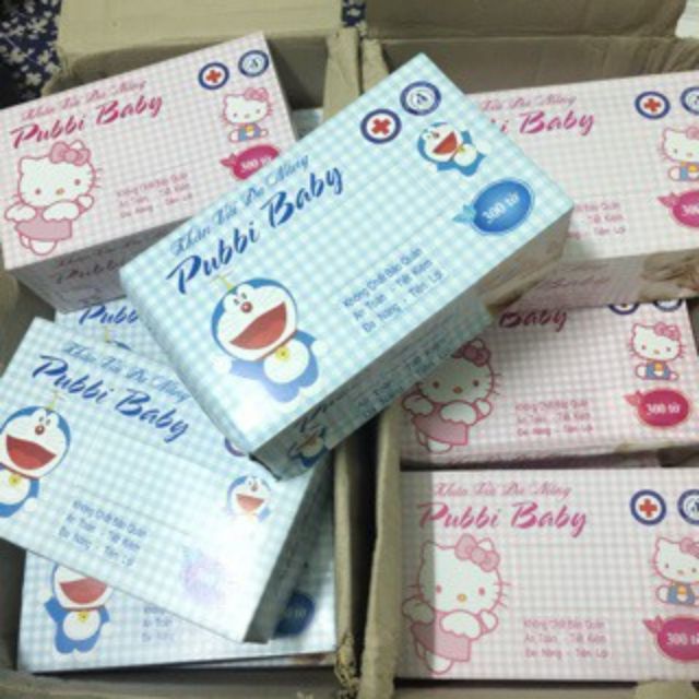 Combo 3 hộp Giấy-Khăn khô đa năng pubbi