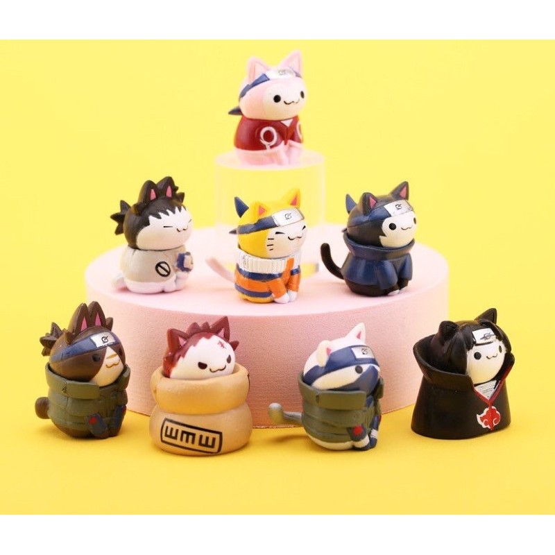 Mô hình mèo Naruto tsum tsum