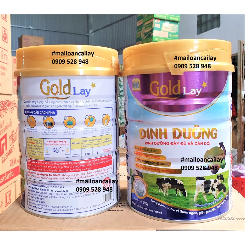 Sữa bột Gold Lay Dinh Dưỡng 900g