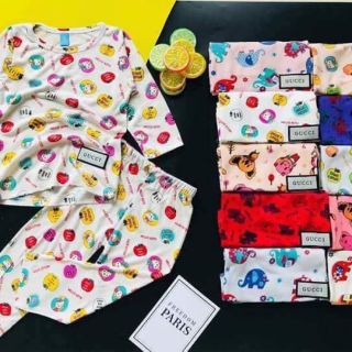 Bộ dài tay thu đông họa tiết cho bé trai và gái