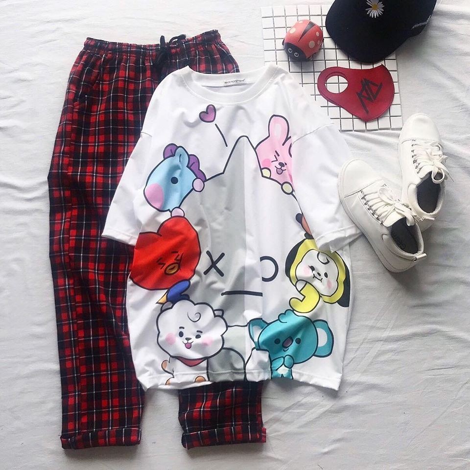 Áo tay lỡ form rộng nam nữ | BigBuy360 - bigbuy360.vn