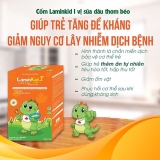 LaminKid I (Hộp 20 gói) - Giúp trẻ ăn ngon, tăng sức đề kháng - Lamin Kid