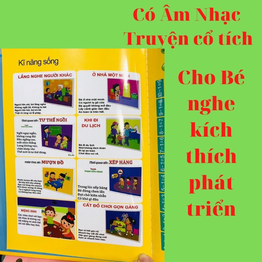 Đồ Chơi Giáo Dục Thông Minh Sách Song Ngữ Điện Tử Anh Việt Biết Nói Cho Bé Tặng Bút,Tặng Bảng Xóa - Shop Mẹ Mốc ,SĐTBX