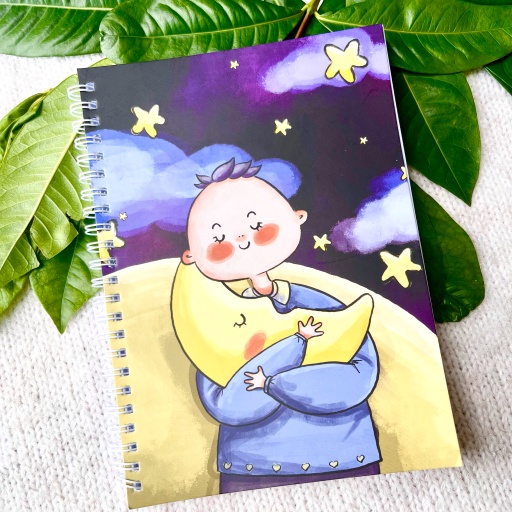 Sổ ghi chép kẻ ngang đáng yêu