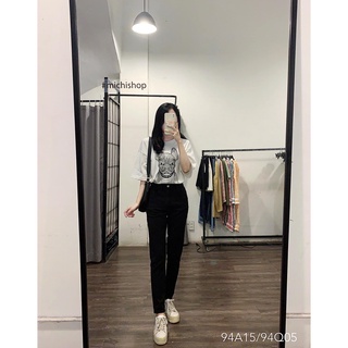 Quần jean slimboy đen trắng - 94Q05