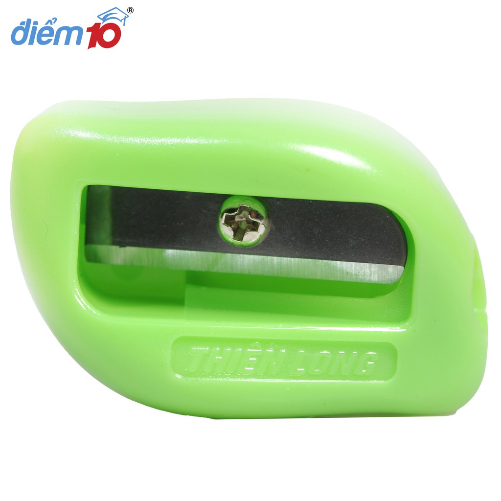 Chuốt bút chì mini chiếc lá Thiên Long TP-S021 nhỏ gọn tiện lợi, sắc bén - 1 cái màu ngẫu nhiên