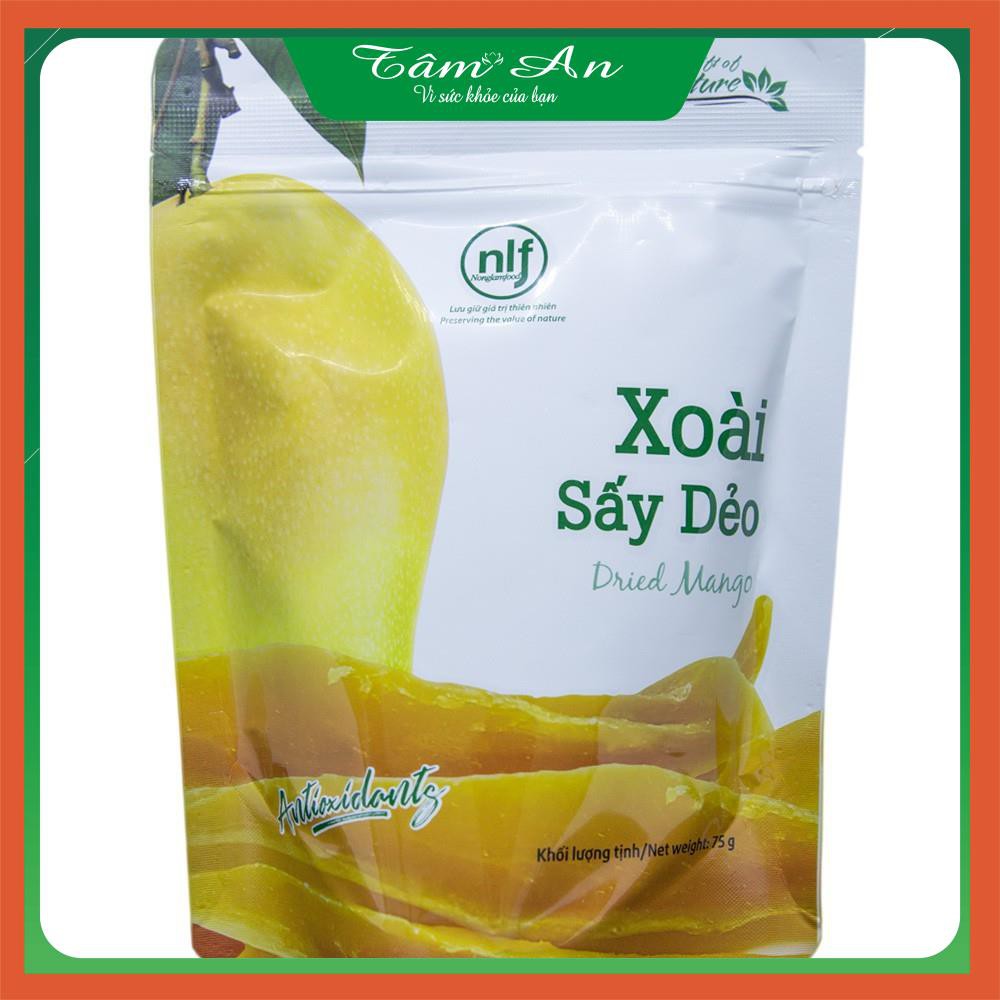 {TÂM AN} Xoài sấy dẻo gói 75g - Nông Lâm Food