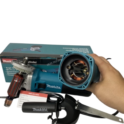 Máy mài, máy cắt cầm tay Makita 9556HB công suất lớn 840W,lõi đồng dùng cho việc cắt góc Hàng Loại 1