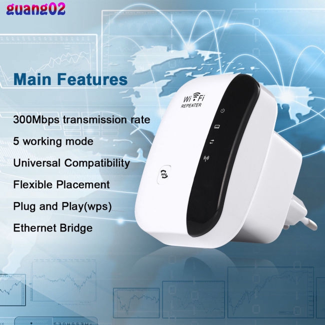 300Mbps Wifi Repeater Wireless-N 802.11 AP Router Extender Signal Booster | BigBuy360 - bigbuy360.vn