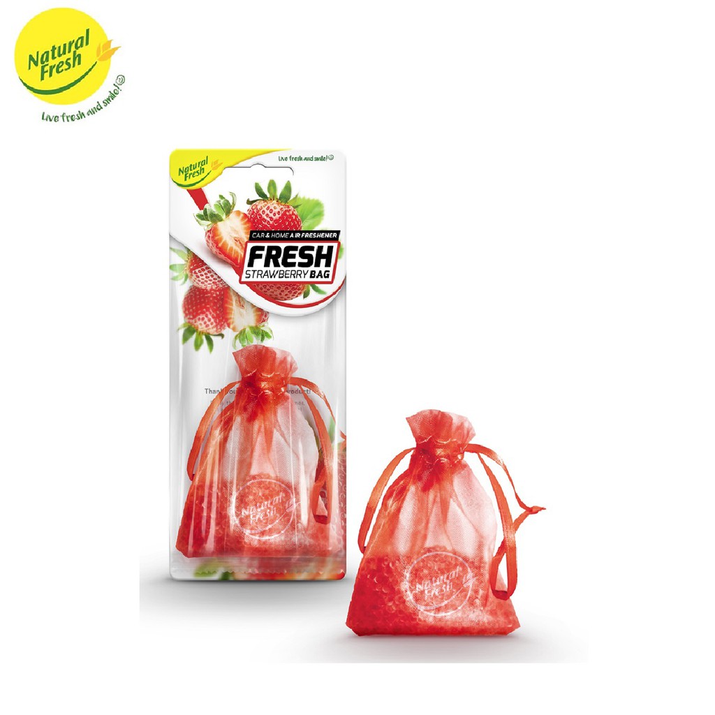 [MUA 1 TẶNG1] Túi Thơm Treo Xe Tinh Dầu Thiên Nhiên Natural Fresh Fresh Bag