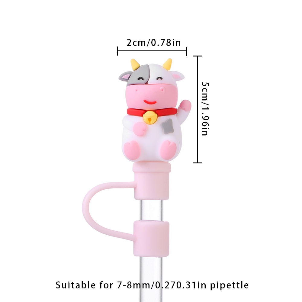 Nắp Đậy Ống Hút Bằng Silicone Chống Bụi Tái Sử Dụng Tiện Lợi