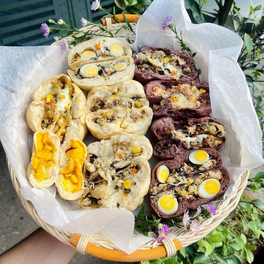 Bánh Bao Nguyên Cám Healthy Bò Bằm Phô Mai Kéo Sợi- Giúp no lâu, giảm cảm giác thèm ăn- Ship HCM