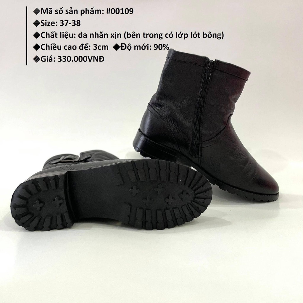 giày bốt (boots) 2hand size 37-38