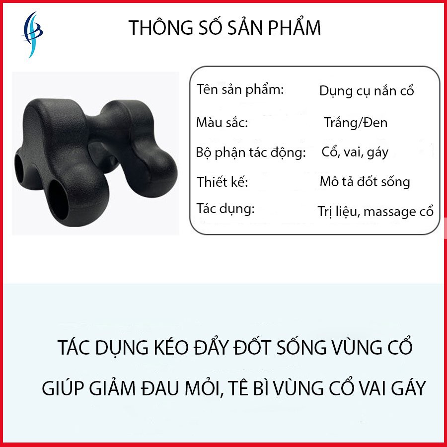 [Phiên bản mới] Dụng cụ tập cho cổ - Giảm đau mỏi do thoái hoá thoát vị