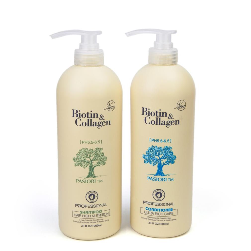 Biotin Collagen  Chống Rụng Kích Thích Mọc Tóc Siêu Mềm Mượt Biotin & Collagen 1000ml