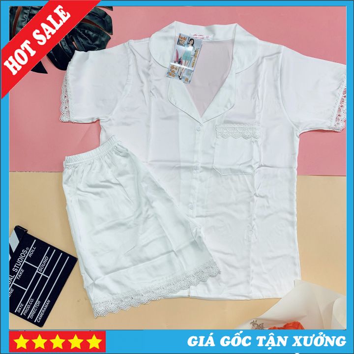 [ HÀNG ĐẸP - GIÁ RẺ ] Bộ Pizama Đùi Ren Chất Mềm Mại, Thoải Mái Nhẹ Nhàng