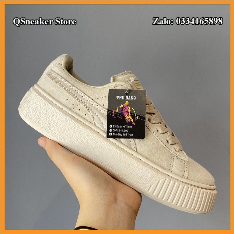 Giày thể thao,Giày sneaker,Giày 𝐏𝐮𝐦𝐚 kem da lộn
