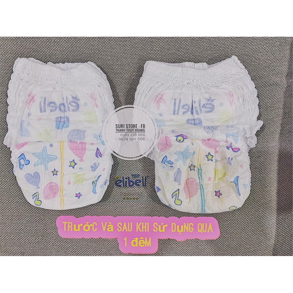 Bỉm dán/ quần nội địa Nga ELIBELL cao cấp S76/M64/L54/L44/XL38/XXL26