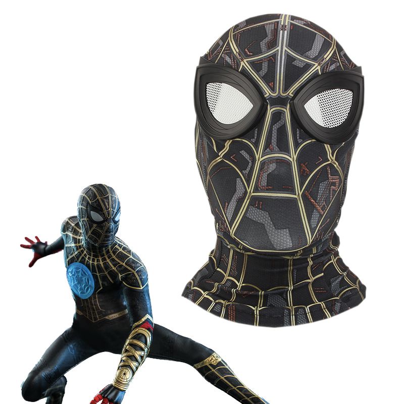 Spider-Man black Mask Spiderman Christmas Headwear Superhero Cosplay