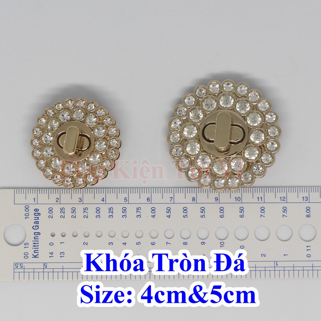 Khóa Tròn Đá 4cm&amp;5cm