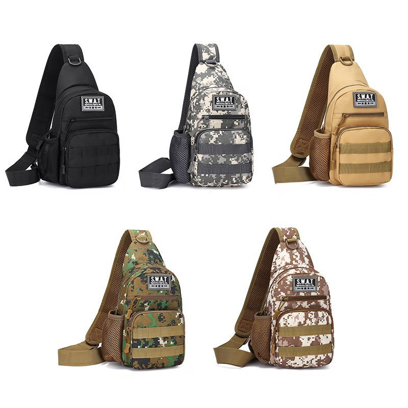 Túi đeo chéo ngực chống thấm nước họa tiết rằn ri thời trang cá tính cho nam