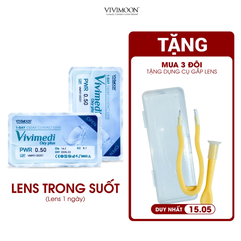 Dụng cụ gắp VIVIMOON LENS đeo kính áp tròng