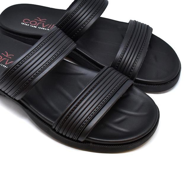 Sandal Carvil Juno-02 M Màu Đen Cao Cấp Thời Trang