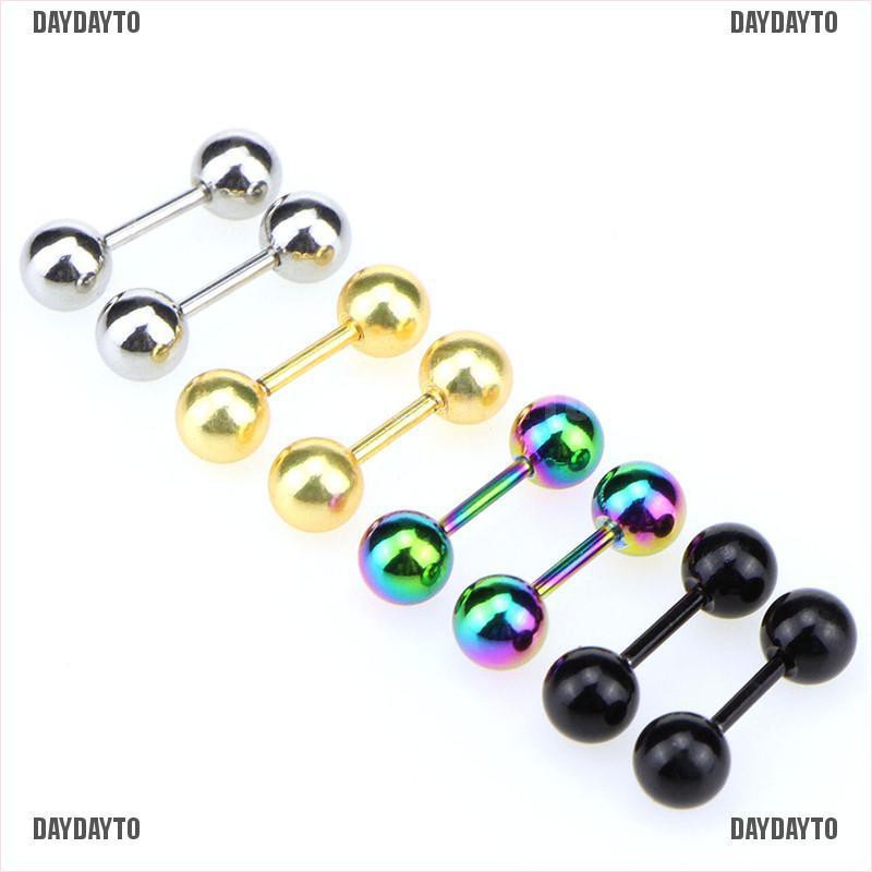 Đôi khuyên tai bằng thép không gỉ cá tính thời trang