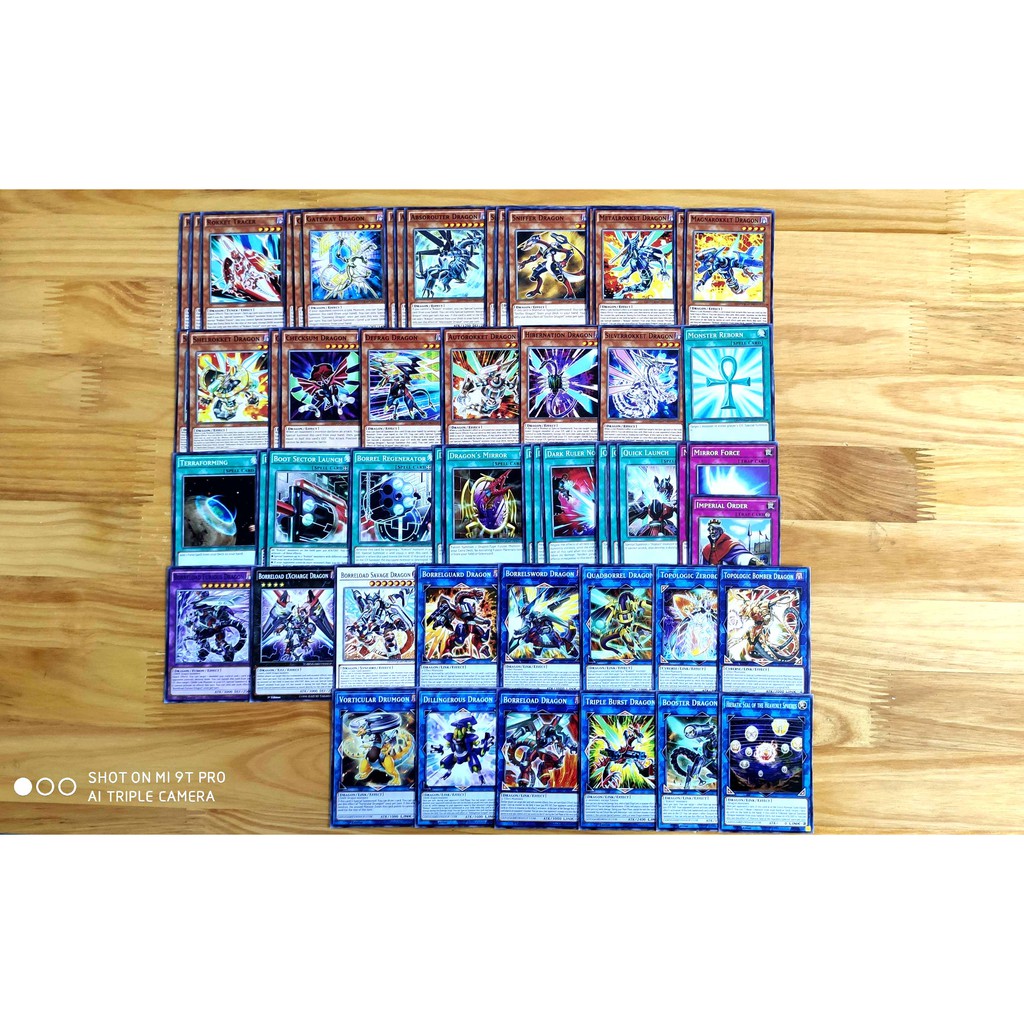 Bài Yugioh ❤️FREESHIP❤️ Thẻ bài Yugioh Rokket Varis deck 54 lá