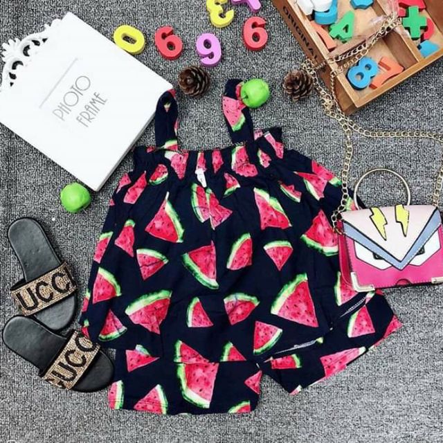 Bộ lanh 2 dây cho bé 30b