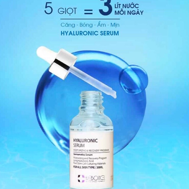 Serum cấp ẩm căng bóng da Reboncell