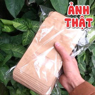 [ ẢNH THẬT ] 1kg túi zip cửa sổ nhỏ, túi zipper đáy đứng giấy kraft