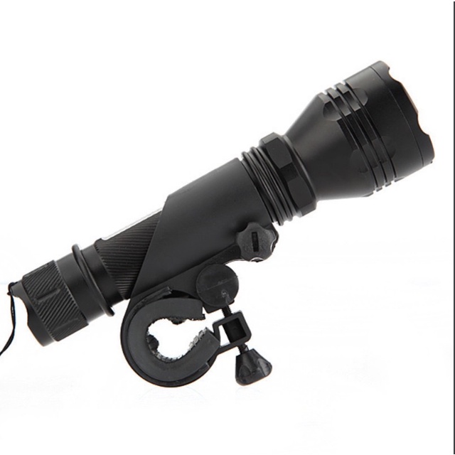 Giá gắn đèn pin xe đạp hình nòng súng