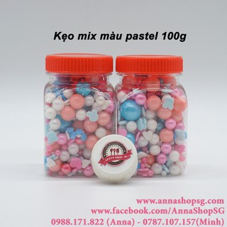 KẸO MIX MÀU PASTEL 100G