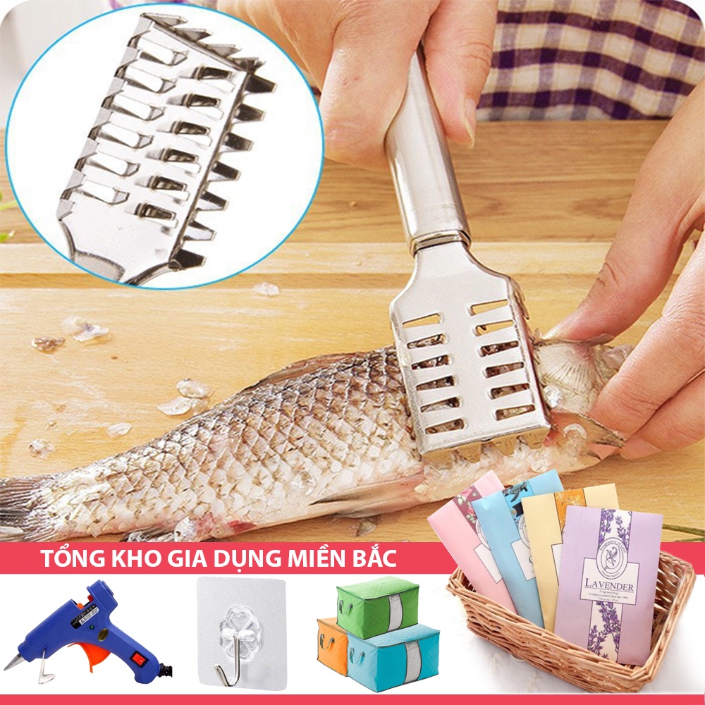 [BÁN SỈ] Dụng Cụ Lóc Vảy Cá - Đánh Da Cá Bằng Inox Siêu Bền