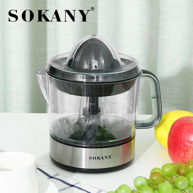 Máy Vắt Cam Sokany Chính Hãng Dung Tích 700ml - Máy Vắt Nước Cam Tự Động Bằng Điện 2 Chiều