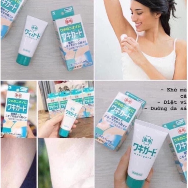 Lăn Gel Khử Mùi Hôi Nách Kobayashi Nhật Bản, Lăn Khử Mùi Hôi Nách Kobayashi Ngừa Thâm Sáng Mịn Saikou