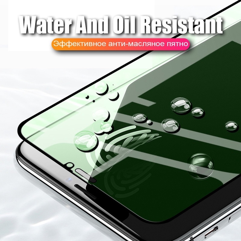 Kính cường lực 9D bảo vệ màn hình thích hợp cho Iphone 12 Pro Max 11 Pro Max Xs Max X Xr 7 8 Se 6 6s Plus