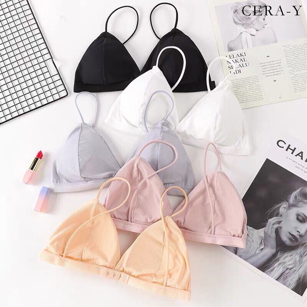 Áo bra croptop CERA-Y màu đen CRA014