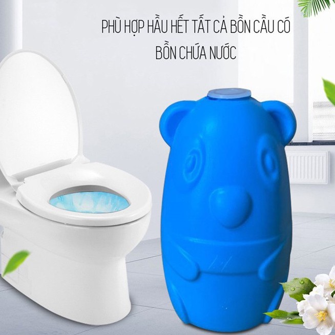 LỌ THẢ BỒN CẦU HÌNH CON  GẤU TIỆN LỢI GIÁ SIÊU RẺ ( 1 lọ) -DC4603