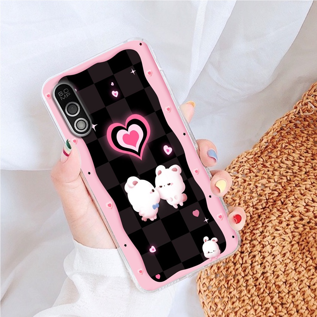 Ốp Lưng VSMART BEE - BEE 3  - LIVE - STAR , In Hình Gấu&Thỏ Siêu Cute và Đẹp.