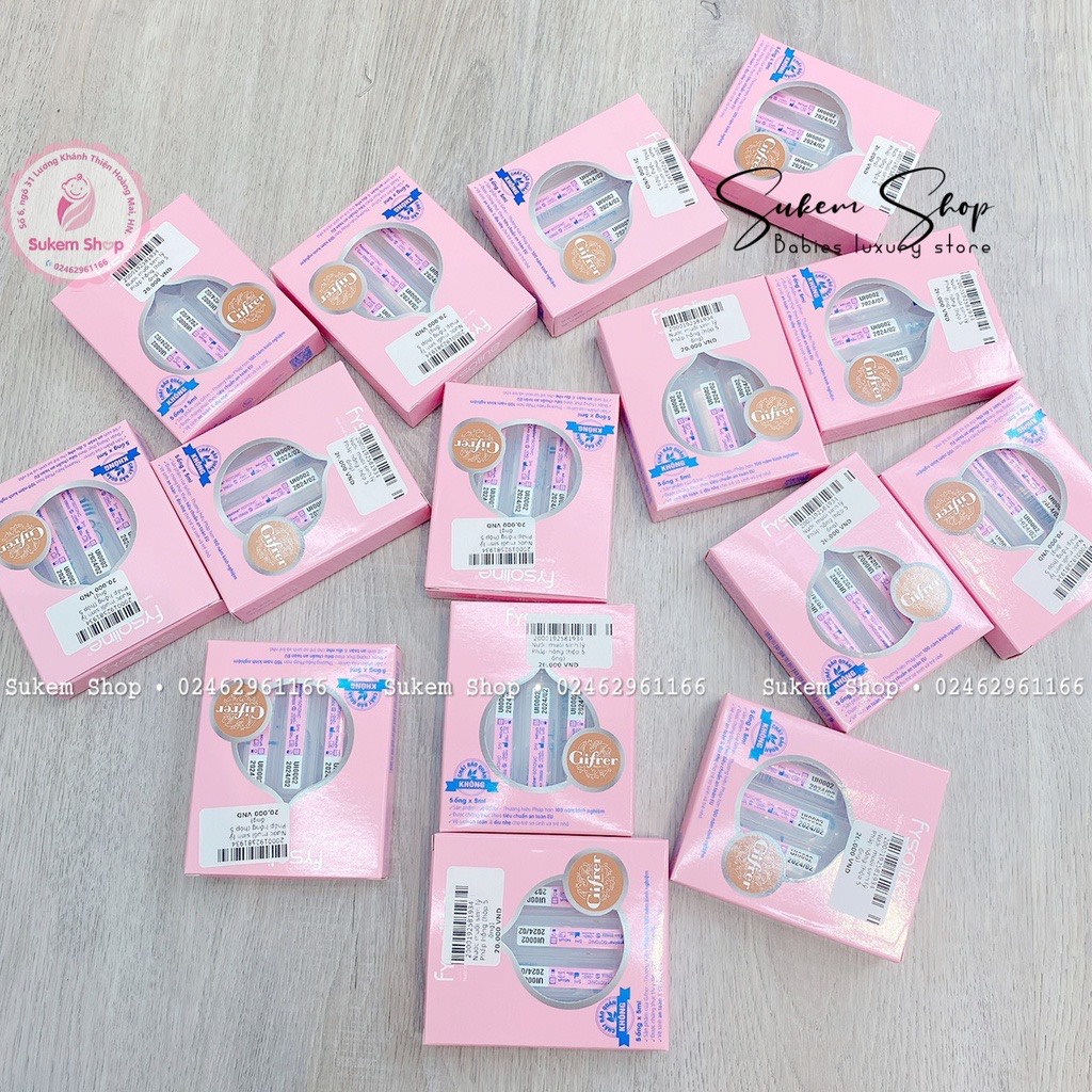 Nước Muối Sinh Lý Fysoline Tách Lẻ 5 Ống Tiện Lợi