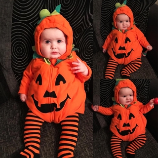 Set Đồ Liền Thân Có Nón Hóa Trang Halloween 2020 Cho Bé 0-24 Tháng Tuổi