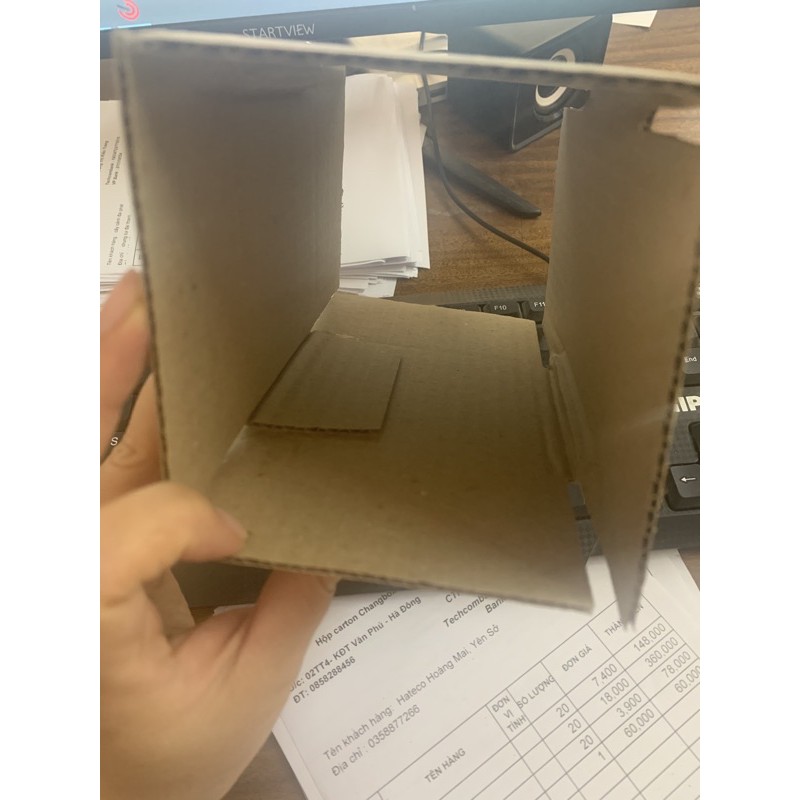 BỘ 40 HỘP15X12X10 cm HỘP CARTON,THÙNG GIẤY AN HẢO 3 LỚP SIÊU CỨNG ĐÓNG GÓI HÀNG HÓA ĐA NĂNG