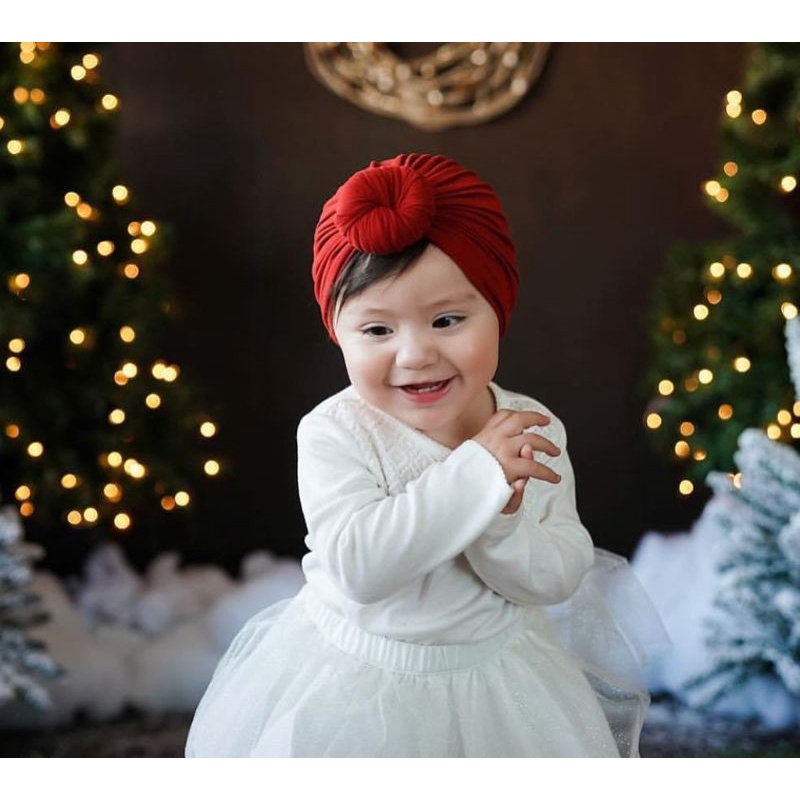 Khăn Turban Thắt Nút Kiểu Ấn Độ Đa Năng Cho Bé