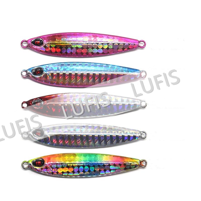 jigging Mồi Câu Cá Giả 3d Bằng Kim Loại 10g / 14g / 21g / Laser Fishing lure